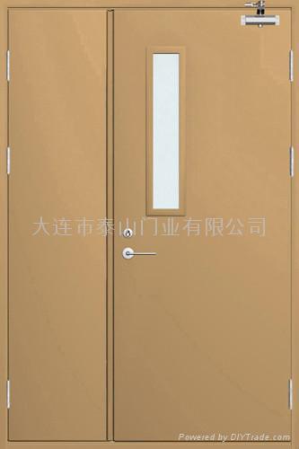 防火门对开带亮窗防火门 2