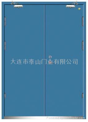 防火门对开带亮窗防火门 3