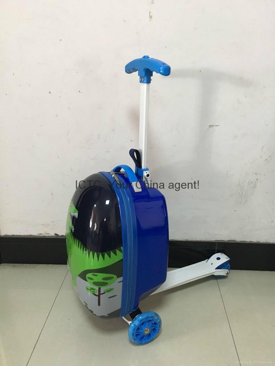 The latest design scooter trolley case 2017 for kids ICTCKD2 ICTC