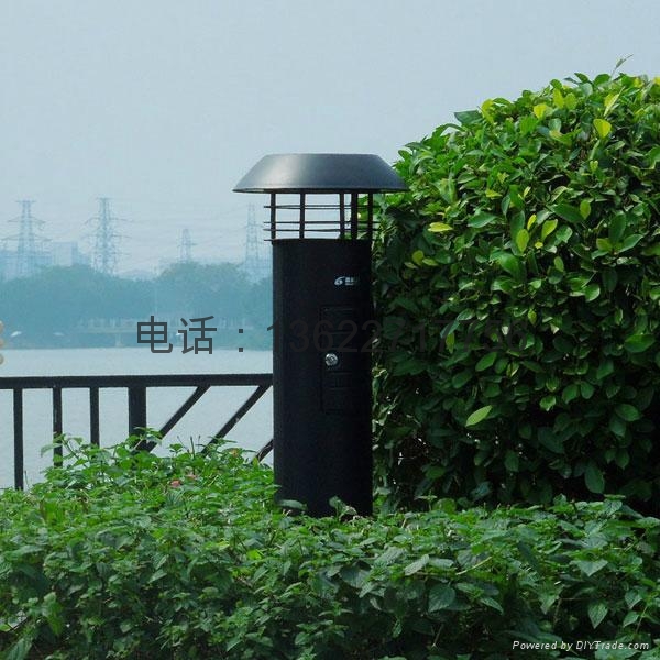 不锈钢草坪灯式户外灭蚊灯 2