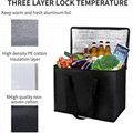 Reusable Thermal Insulated Cooler Bag Grocery Cool Carry Non Woven Lunch Cooler  2