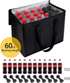 Reusable Thermal Insulated Cooler Bag Grocery Cool Carry Non Woven Lunch Cooler  4