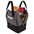 TwoCompartment Portable Office Man Women Thermal Insulated Cooler Lunch Tote Bag 4
