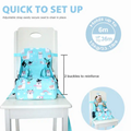 Adjustable multi functional baby dining booster seats baby travel diaper  3