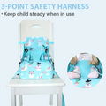 Adjustable multi functional baby dining booster seats baby travel diaper  4