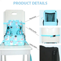 Adjustable multi functional baby dining booster seats baby travel diaper  5