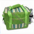 Striped Cooler Bag with Mesh Pockets 5