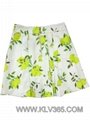 New Summer Wear Ladies Fashion Flower Flared Skirt
