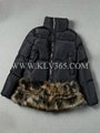 Wholesale Brand Fashion Women Winter Fox Fur Mink Fur Duck Down Short Jacket