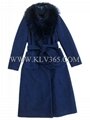 Women's Winter  Fox Fur Long Coat Wholesale