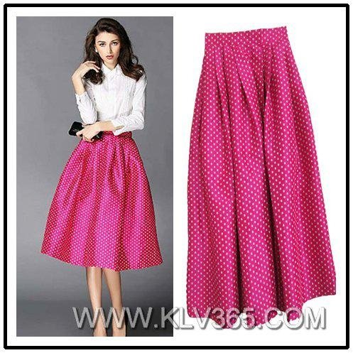 Latest Skirt Design Women Fashion Long Maxi Skirt 