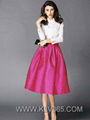 Latest Skirt Design Women Fashion Long Maxi Skirt  3