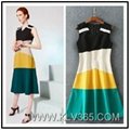 Wholesale Women Clothing Designer Fashion Sleeveless Summer Dress