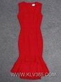 New Fashion Dress Design Elegant Ladies Red Mermaid Evening Dress