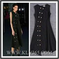 High Quality Fashion Clothing Designer Women Sleeveless Long Party Dress