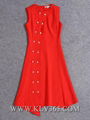 High Quality Fashion Clothing Designer Women Sleeveless Long Party Dress