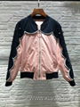 New Design Spring Autumn Women Fashion Stand Collar Baseball Bomber Jacket