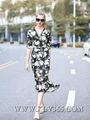 Wholesale Designer Women Lady Summer V Neck Sexy Mermaid Floral Long Maxi Dress