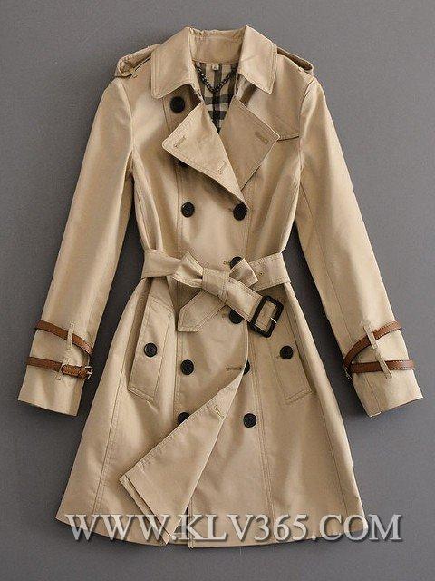 European Fashion Designer Women Ladies Winter Double Breasted Long Trench Coat 3