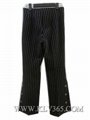 European Style Office Ladies Fashion Striped Long Flared Pants