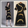 European Fashion Design Elegant Ladies Long Maxi Dress 1