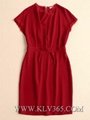 High Quality Designer Clothing Women Fashion Red Sexy Party Dress
