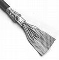 UL20267 Multi-core Round Jacketed Sheathed Shielded Flat Cable 28AWG 