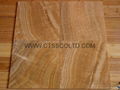 Yellow Wooden marble
