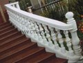 marble handrails and steps