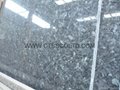 Granite Blue Pearl GT grade polished slab and tile