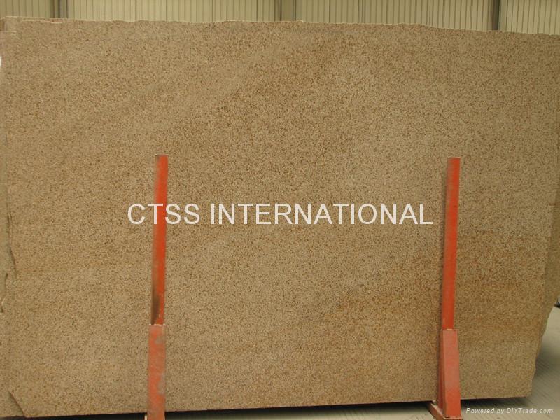 Desert Gold Sunset Gold Yellow Granite Slab Countertop Sunset