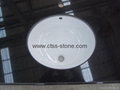 Absolute black granite vanity top 61"x22"x2cm 