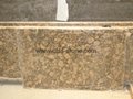 Giallo Fiorito granite countertop 108"x26"x3cm