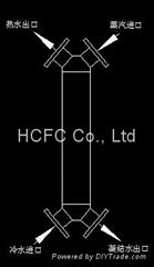 Spiral Threaded Pipe Heat Interchanger