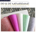 Grey, Orange color PP membrane 200g,300g