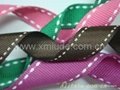 2014 hot sales saddle stitching grosgrain ribbon 2