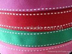 2014 hot sales saddle stitching grosgrain ribbon