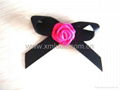 2014 dot printed hair bows for children 2