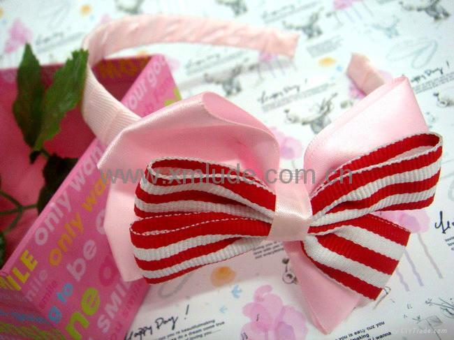 2014 new design headband with hair bow  5