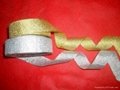Gold and silver metallic ribbon 4