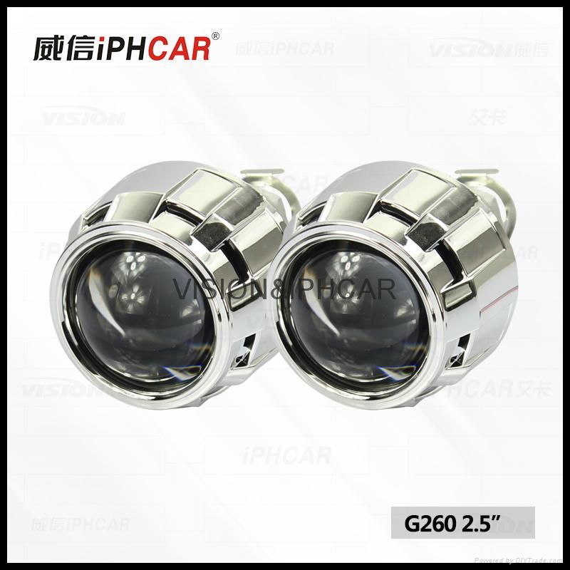 Car lens no angel eyes35W HID Xenon Lamp H1 bulb reteofit projector