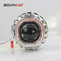  Super H1xenon bulb  mini projector lens fire wheel with angel eyes car headligh 5