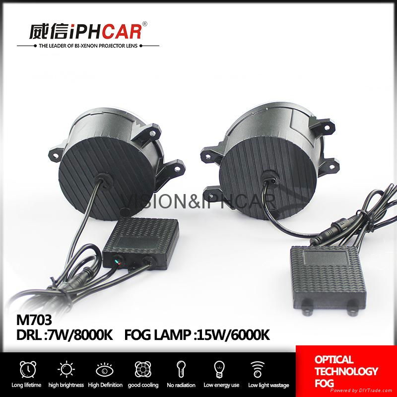 China supplier IP67 waterproof  LED fog light COB drl fog lamp for Toyota 5