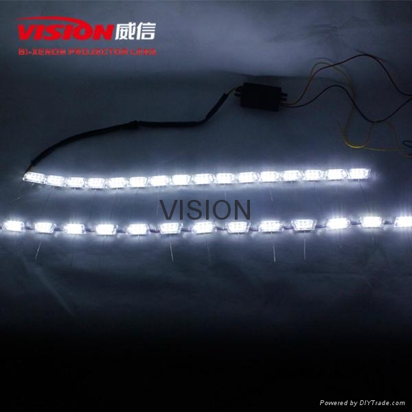 New flexible Tearful eyes led day driving light Headlight 3