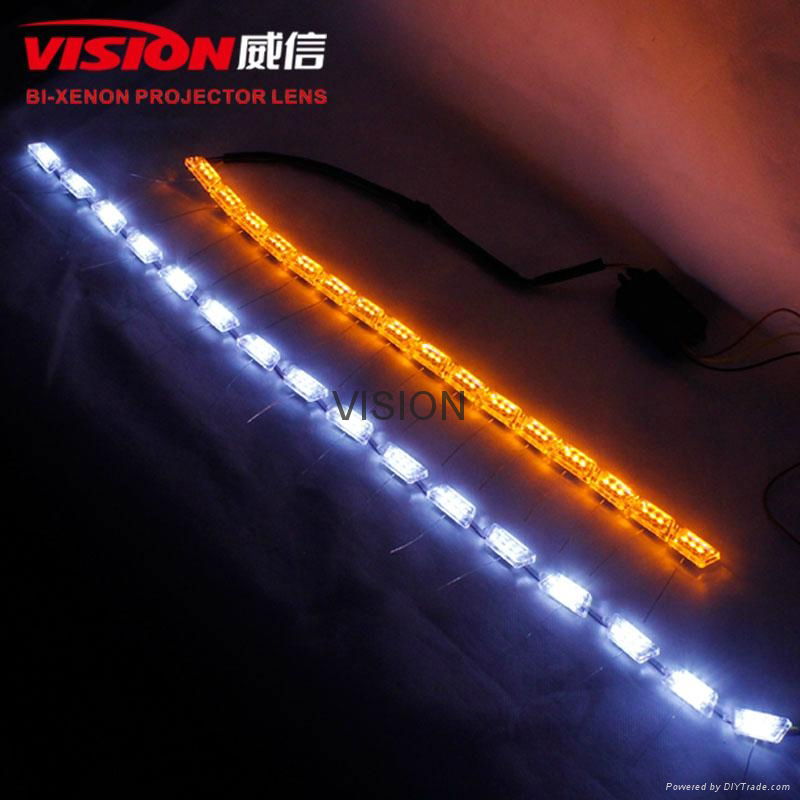 New flexible Tearful eyes led day driving light Headlight 4