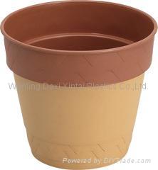 plastic flower pot