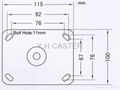 60 Series 4/5/6//8" Nylon Forging Caster 5