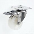50mm Nylon Stainless Steel Caster (with Brake)