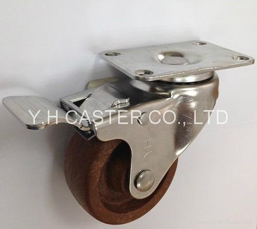Plate with Total Brake (stainless steel)