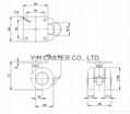 60mm Nylon Machine Caster 6